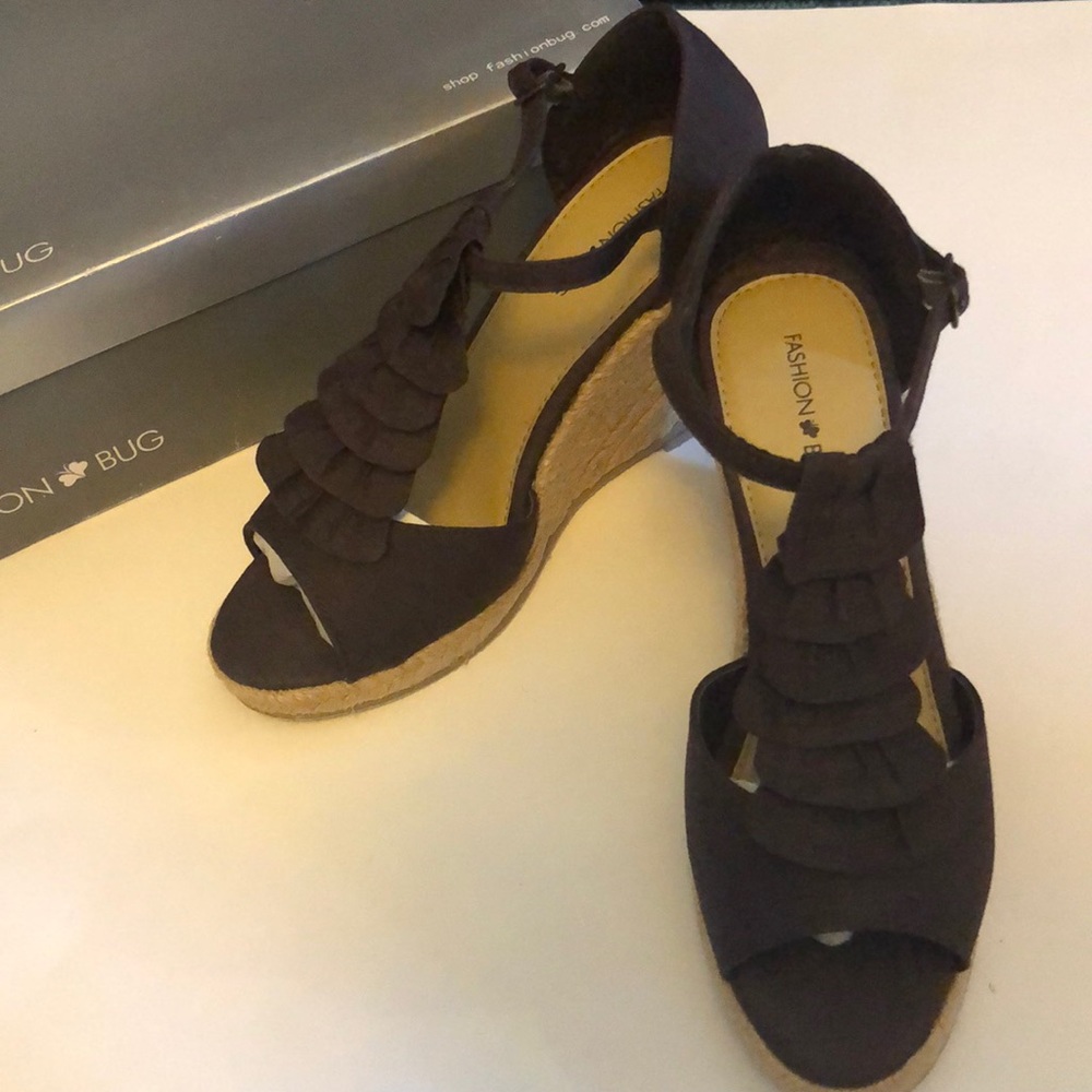 Ladies Emma Wedge Sandals